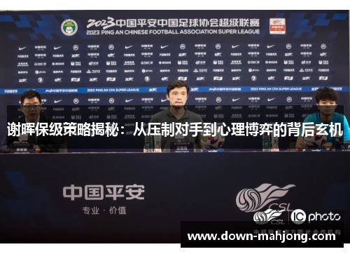 谢晖保级策略揭秘:从压制对手到心理博弈的背后玄机 谢晖保级策略揭秘:从压制对手到心理博弈的背后玄机